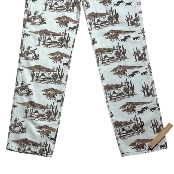 Reformation Sonora Western High Rise Straight Jeans Womens 23 - Picture 3 of 8